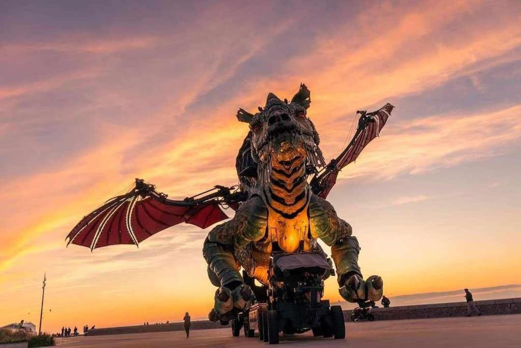Studio Calais Front De Mer-Le Cocon Du Dragon-Classe 3 Etoiles ภายนอก รูปภาพ